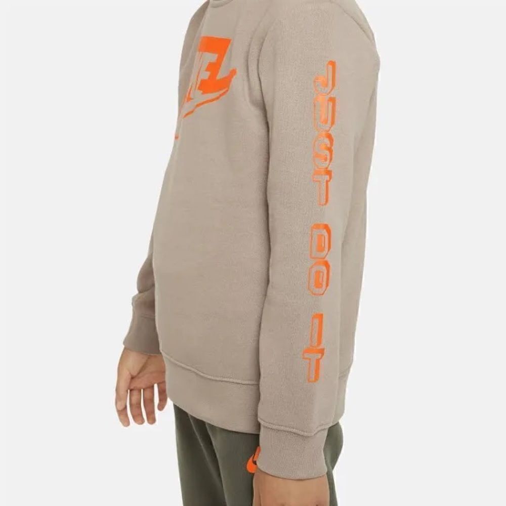 Nike Kids Fleece Crew Sweatshirt (Little Kids) - Picture 3 of 12